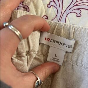 Liz Claiborne Beige Apparel
